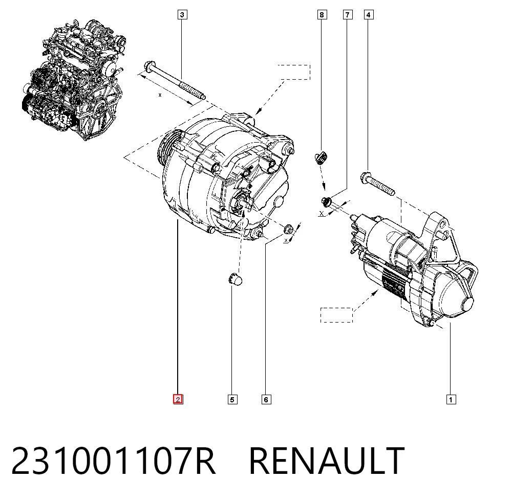 231001107R Renault (RVI)