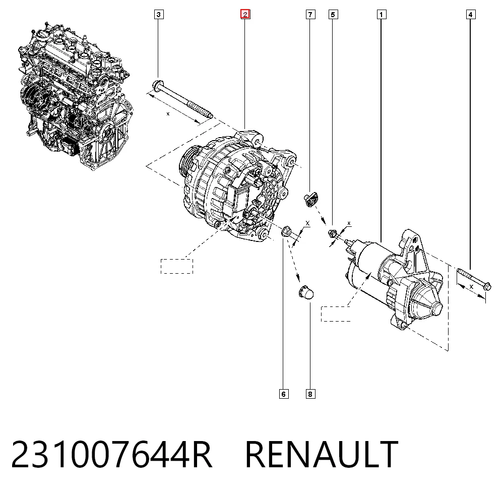 231007644R Renault (RVI)