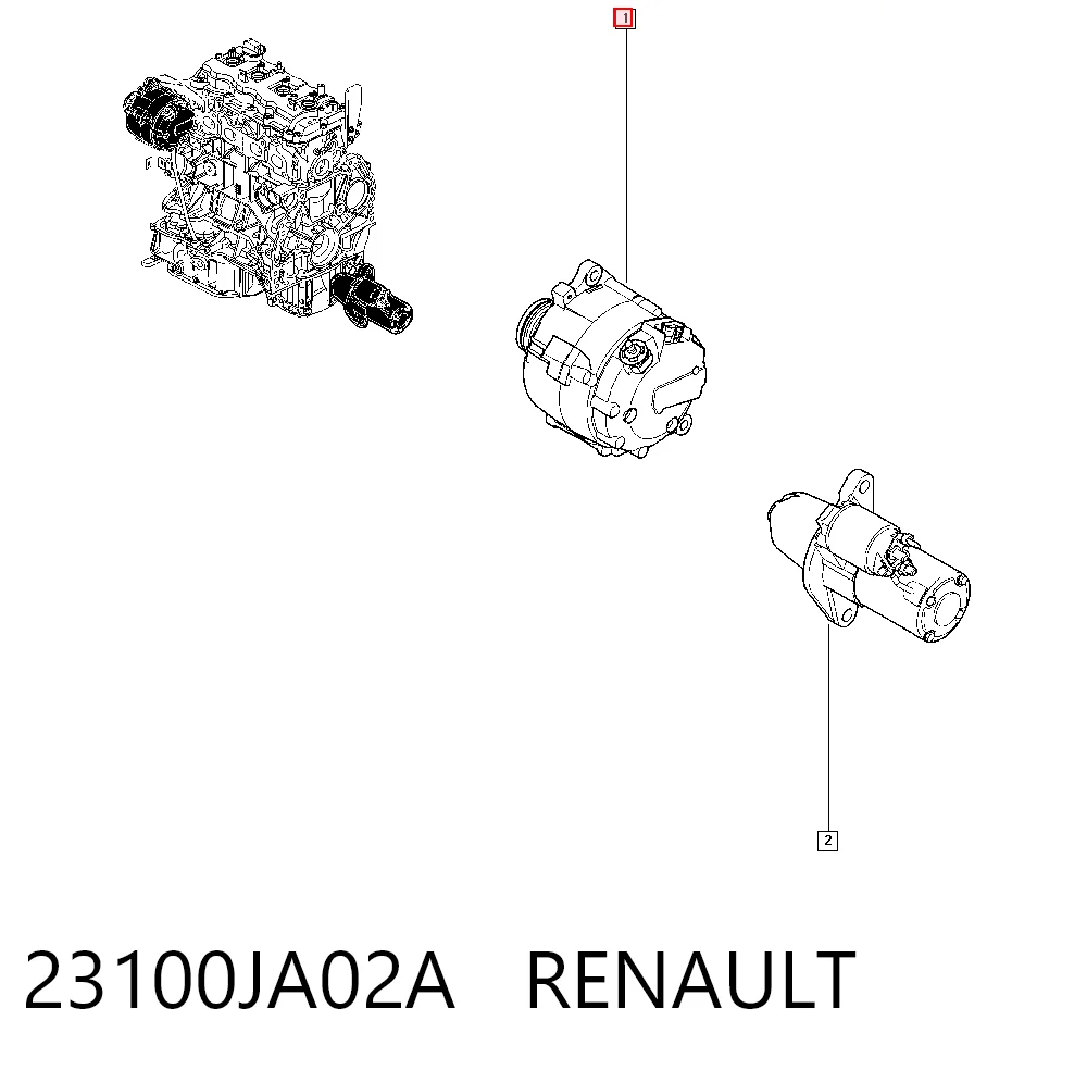 23100JA02A Renault (RVI)