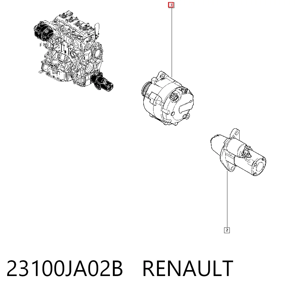 23100JA02B Renault (RVI)