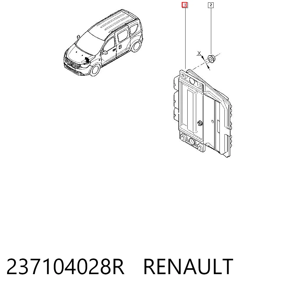 Módulo de direção (Centralina eletrônica) de motor Dacia Lodgy  JS ao melhor preço