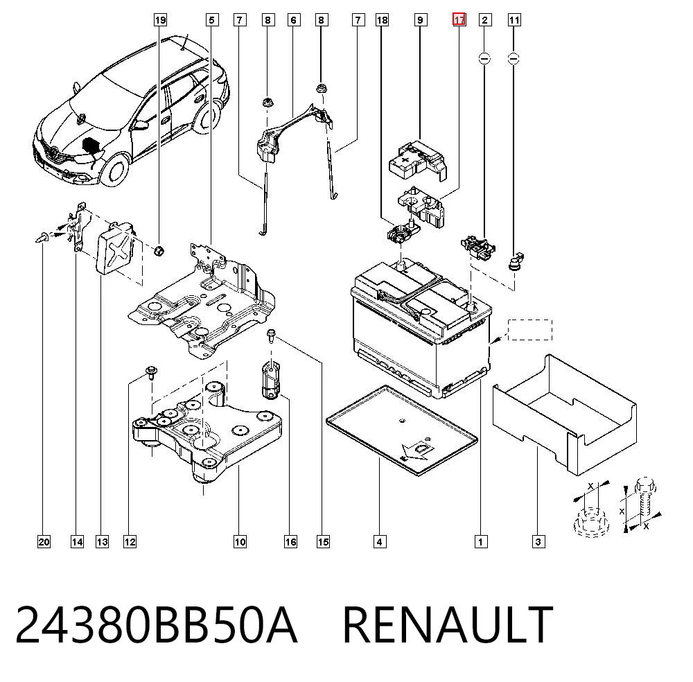 24380BB50A Renault (RVI)