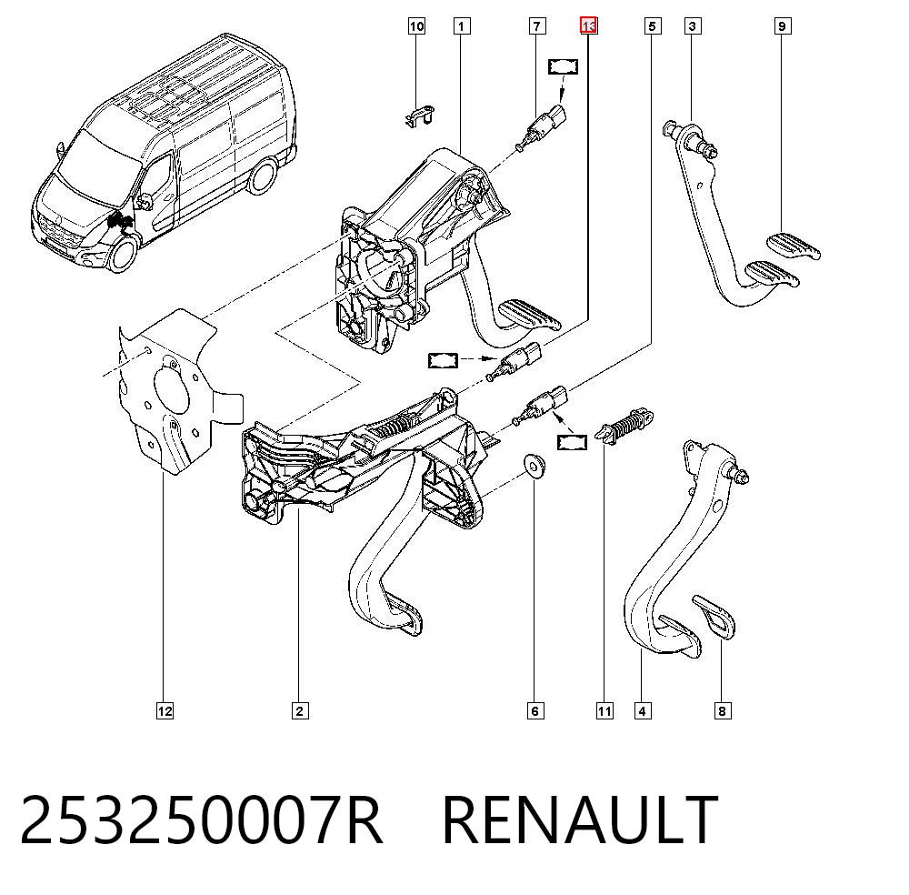 253250007R Renault (RVI)