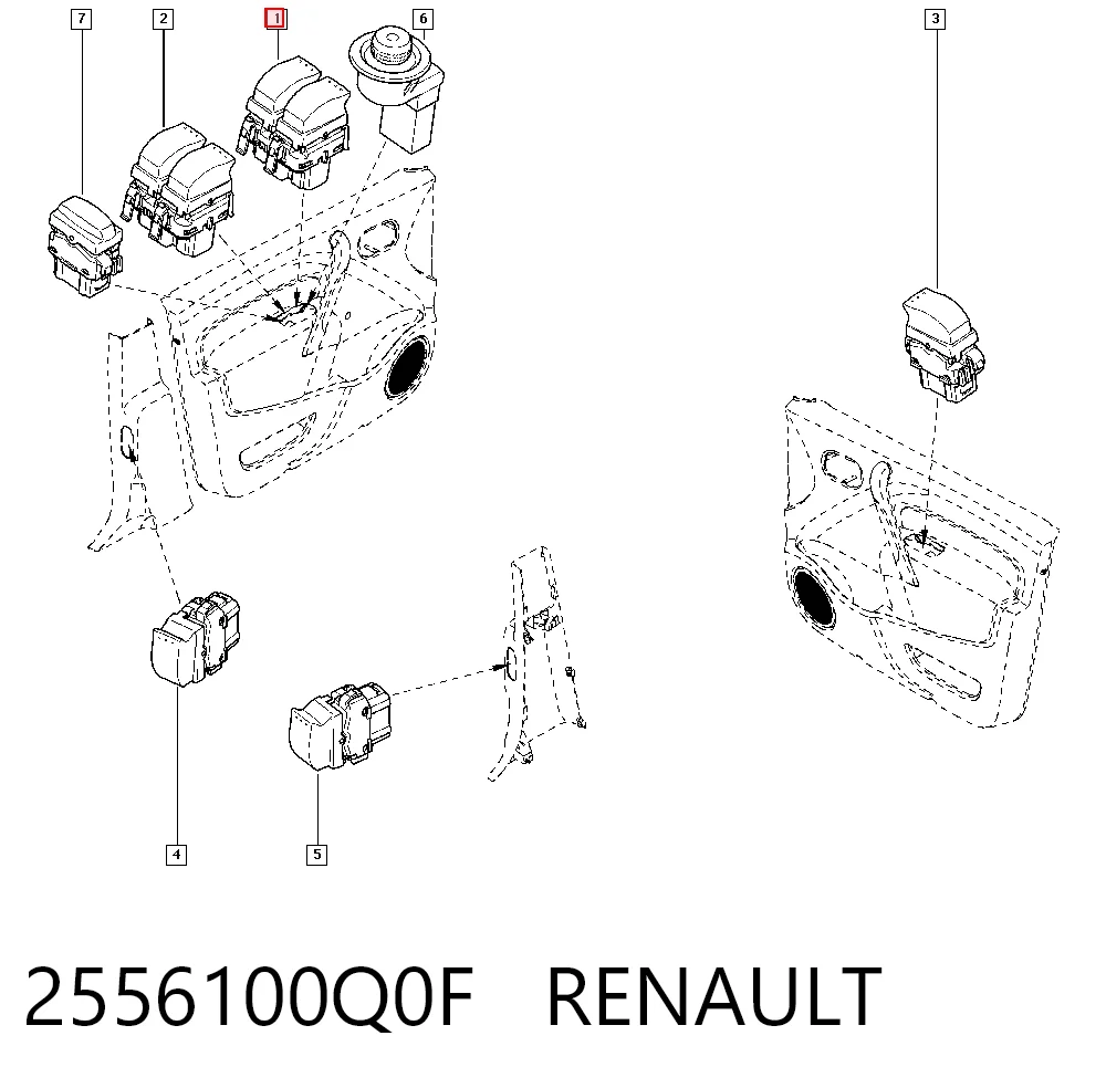 2556100Q0F Renault (RVI)