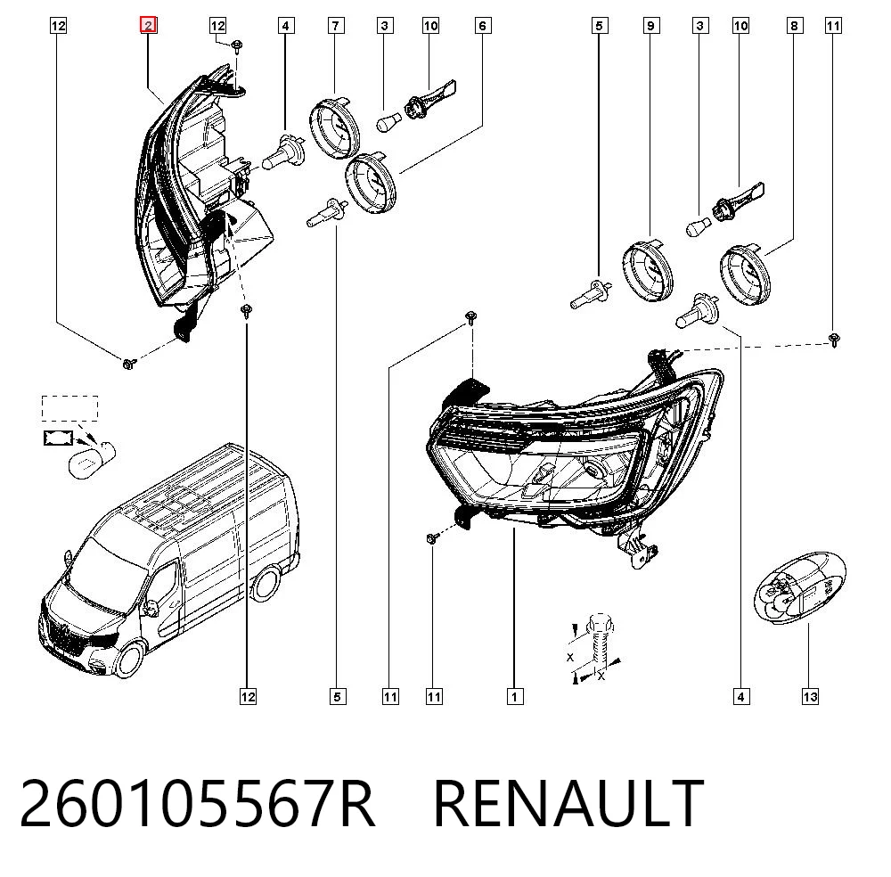 260105567R Renault (RVI)