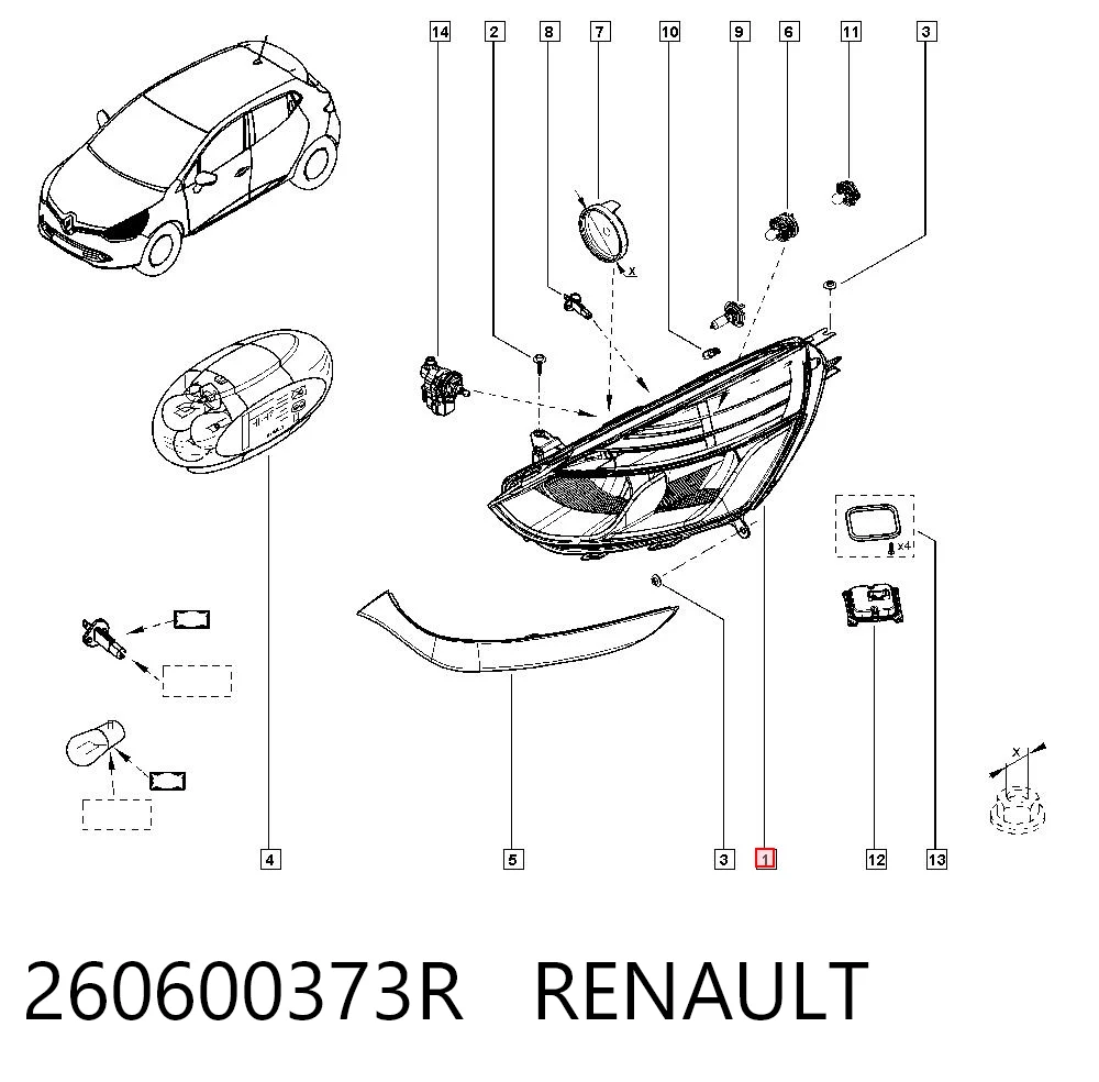 LPR002 Magneti Marelli Luz esquerda