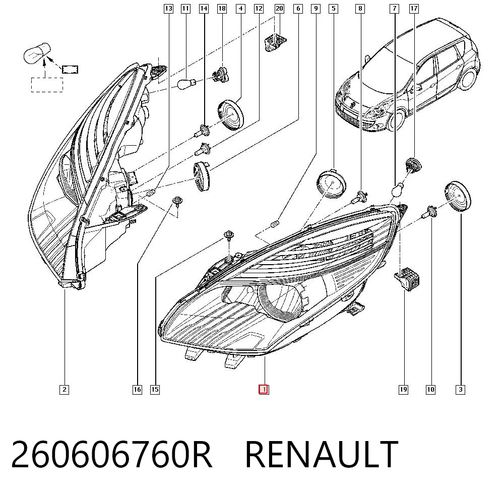  Renault Scenic III (JZ0, JZ1)