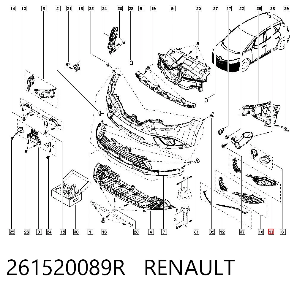 261520089R Renault (RVI)