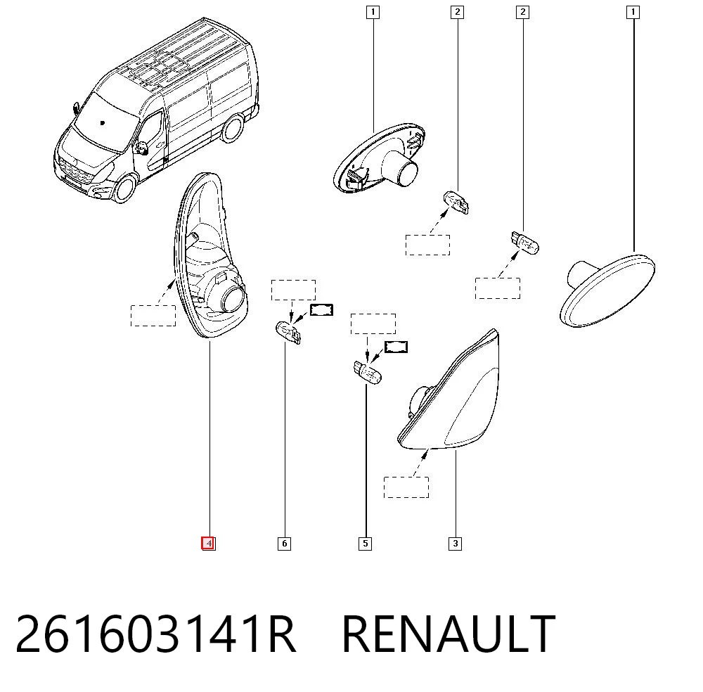 261603141R Renault (RVI)