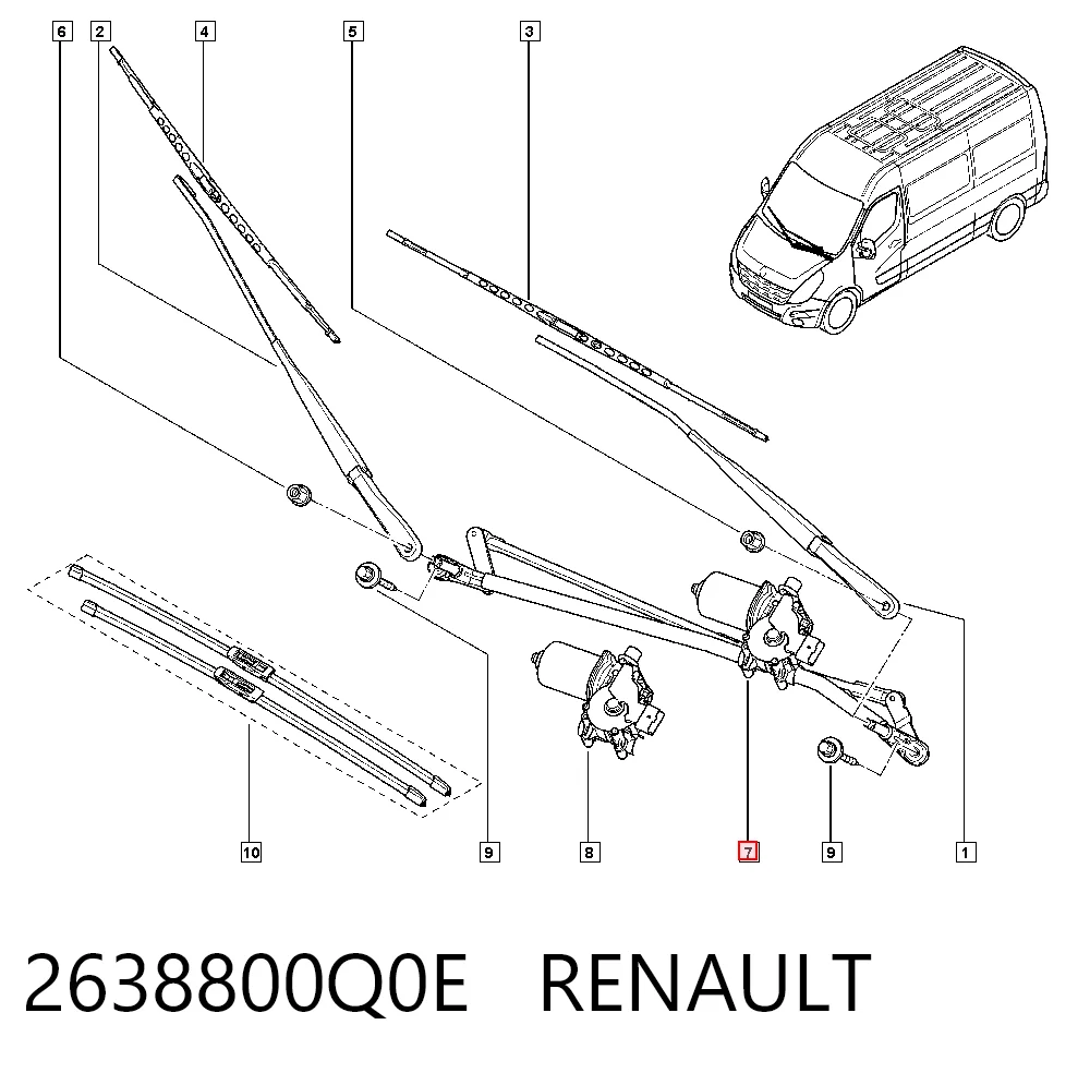 2638800Q0E Renault (RVI)