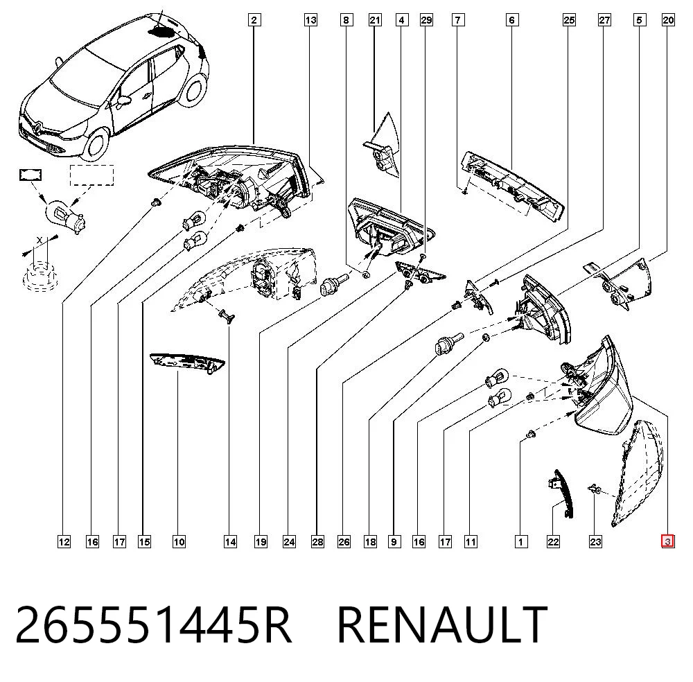 Lanterna traseira esquerda Magneti Marelli LLI972 preço, a partir de 101,54 USD