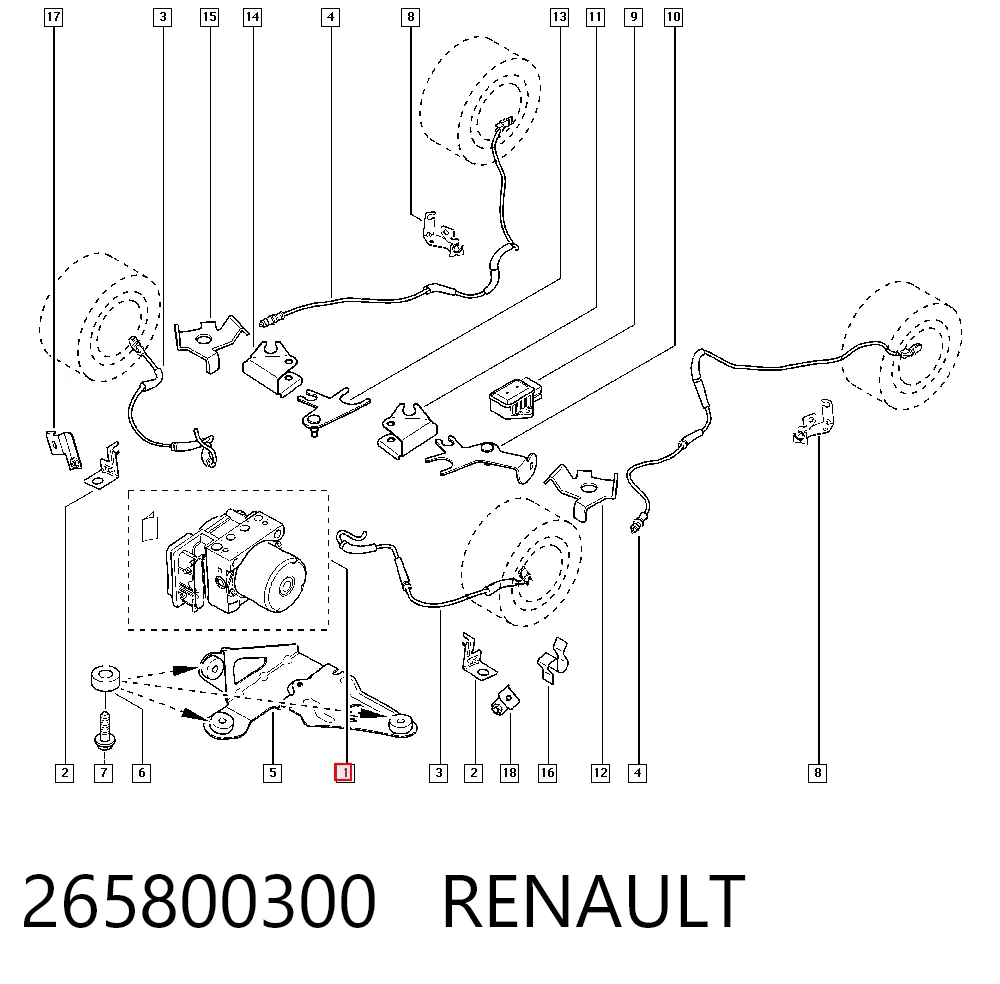 Unidade hidráulico de controlo ABS Bosch 0265234311