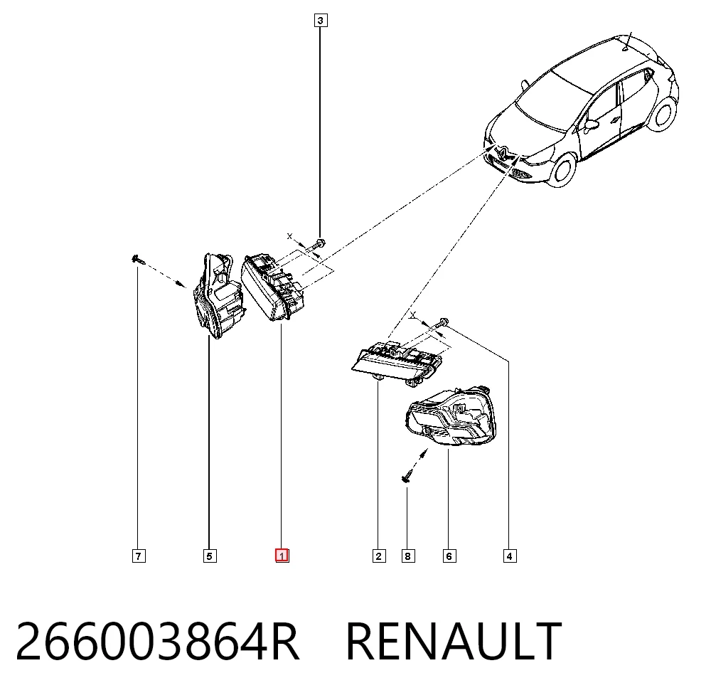 266003864R Renault (RVI)