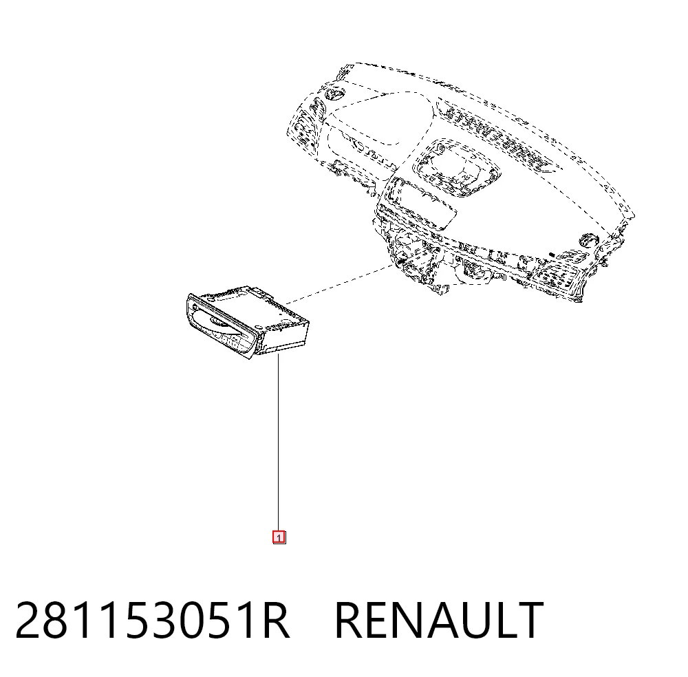 281152936R Nissan/Infiniti Aparelhagem de som (rádio AM/FM)
