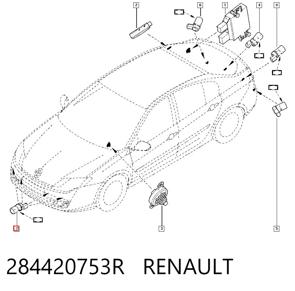 95517246 Opel Sensor traseiro lateral de sinalização de estacionamento (sensor de estacionamento)