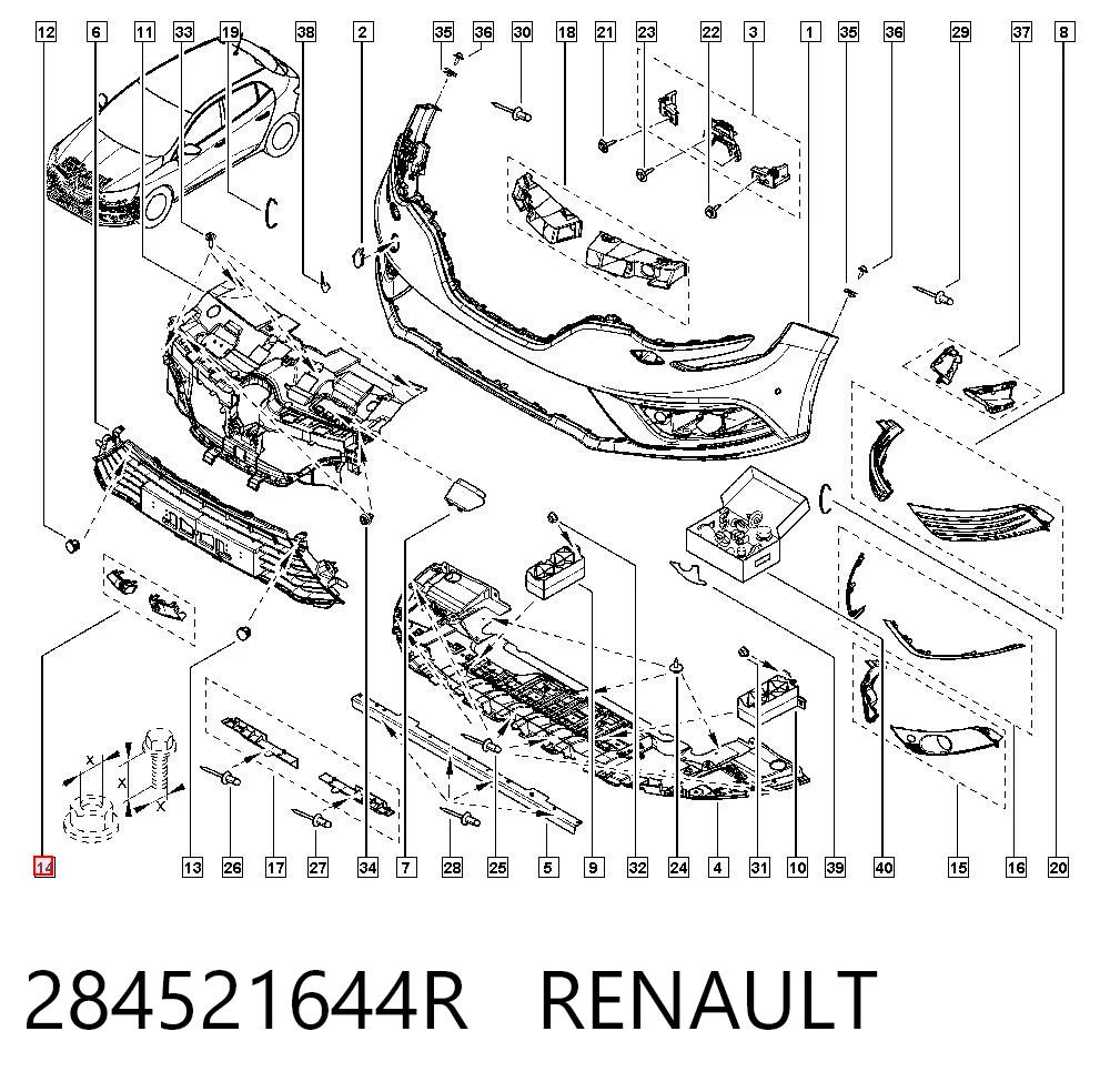 284521644R Renault (RVI)
