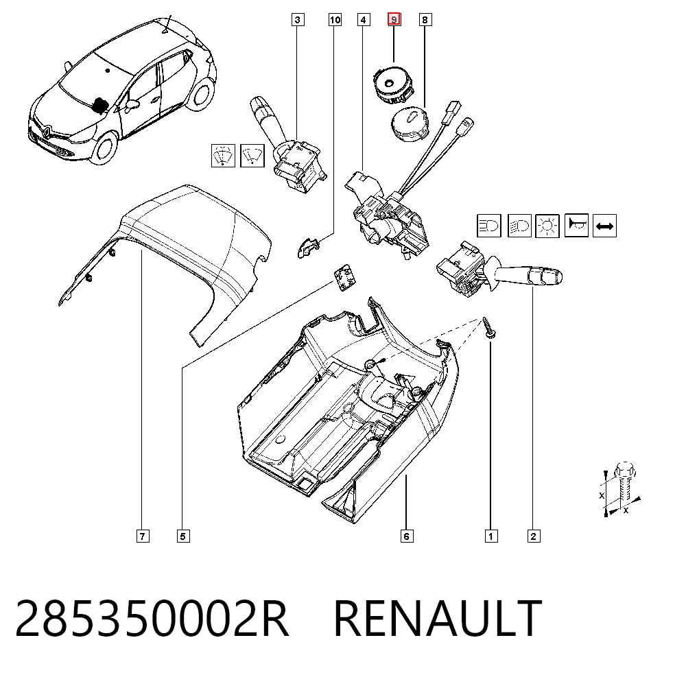 Compre Sensor de chuva Renault Megane 3