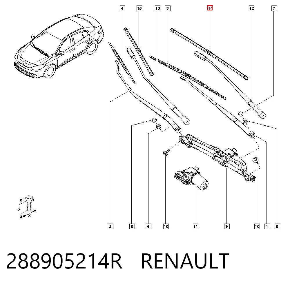 288905214R Renault (RVI)