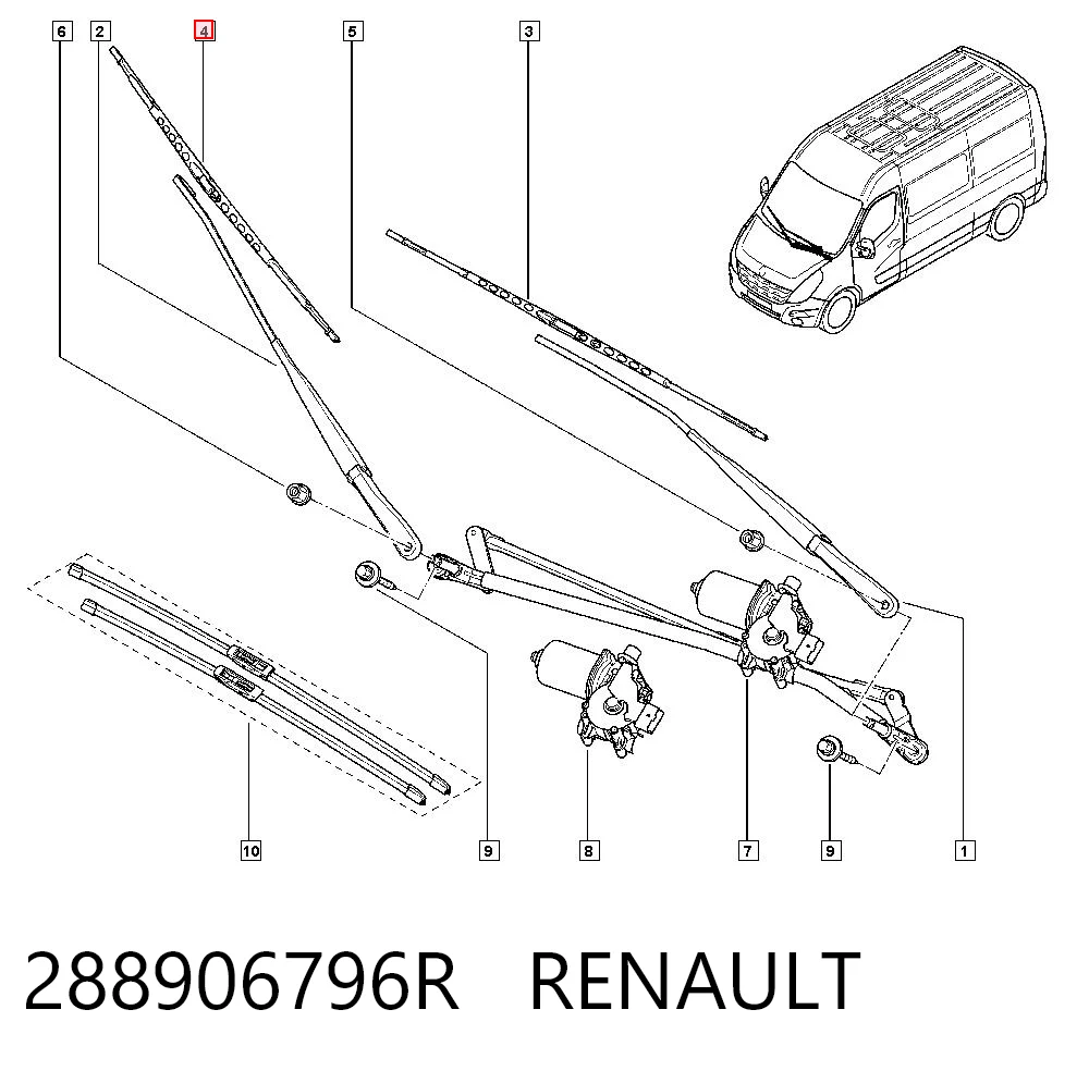 288906796R Renault (RVI)