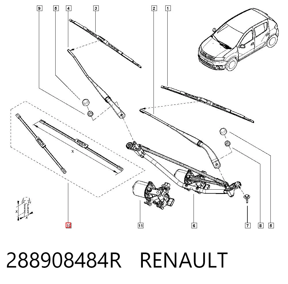  para Renault Megane I (LA0, LA1)
