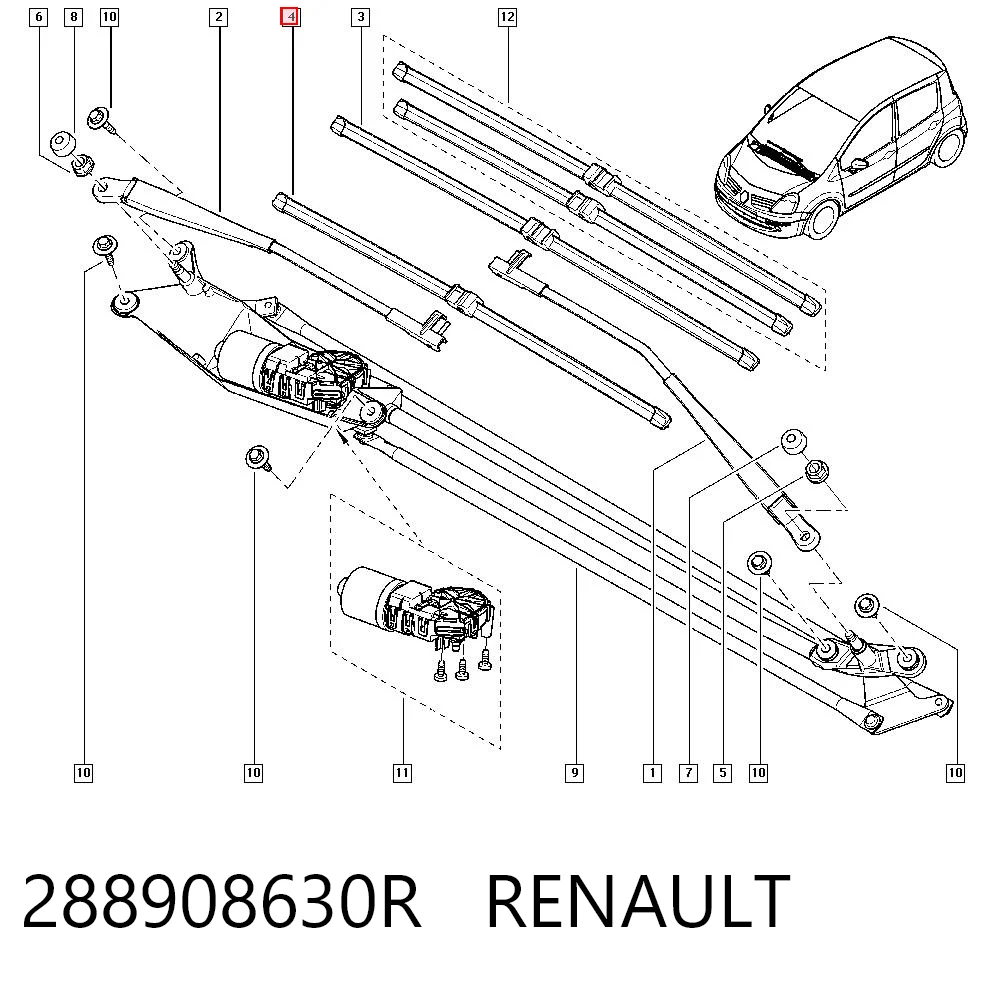 288908630R Renault (RVI)