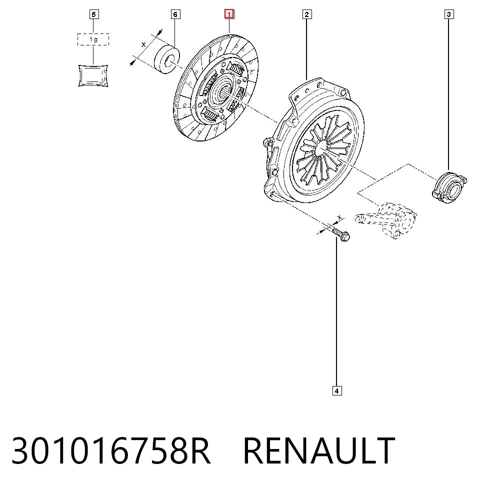 Compre Disco de embraiagem Renault Megane 3