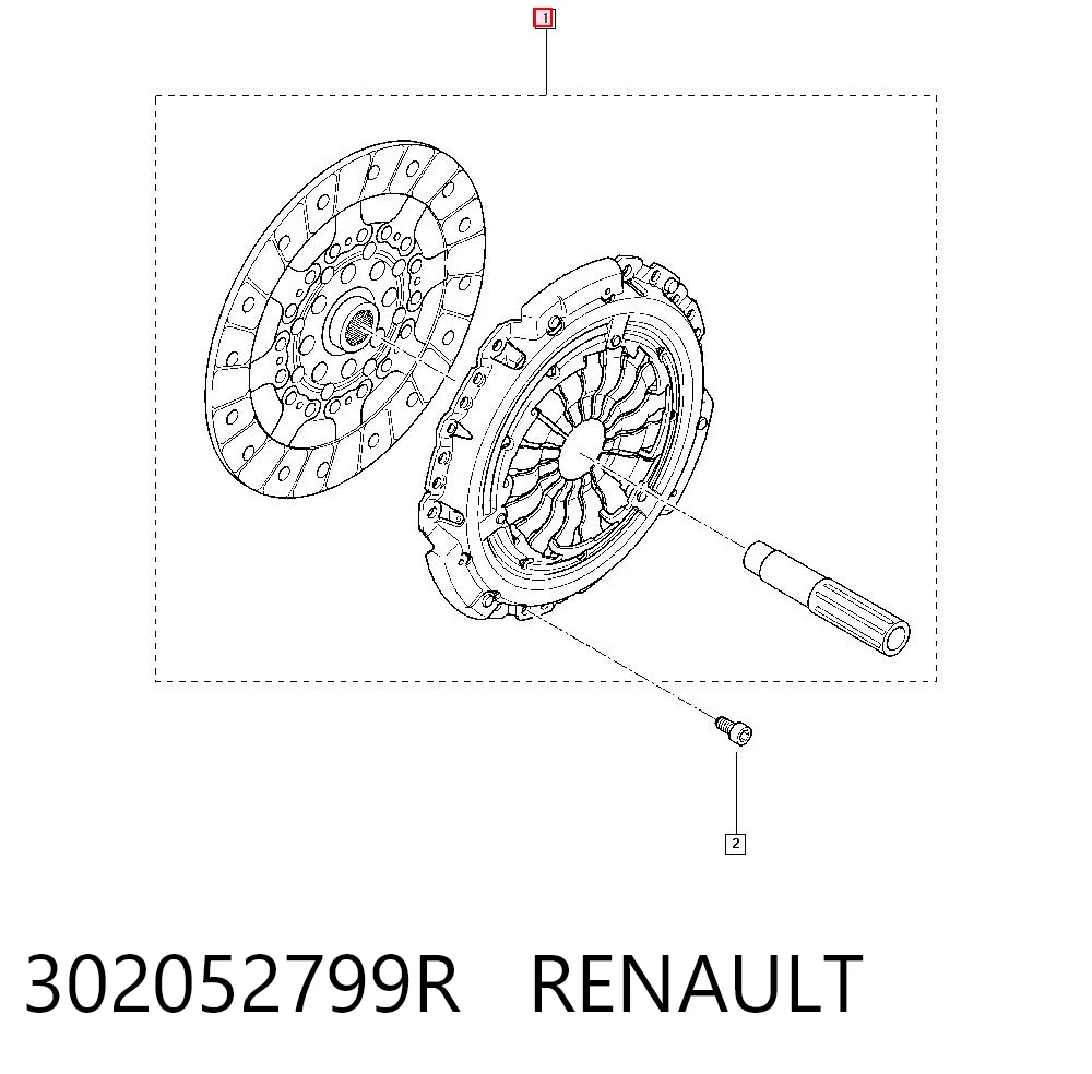 Kit de embraiagem (3 peças) Renault Koleos SUV (HY0) (2008 - 2026) 
