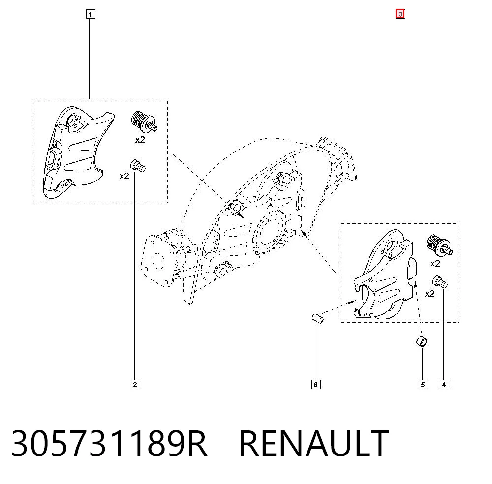 Forquilha de embraiagem Renault Megane III KZ0, KZ1 ao melhor preço