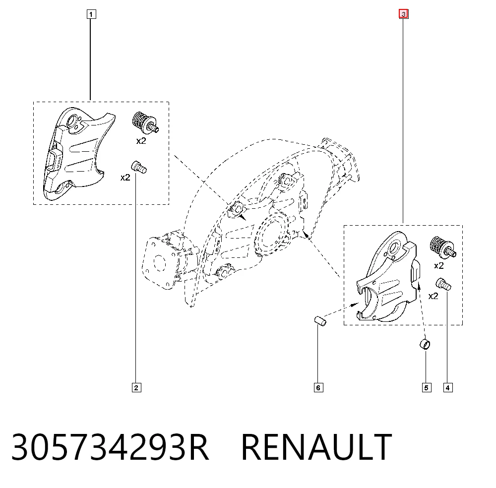 Forquilha de embraiagem Renault Scenic III JZ0, JZ1 ao melhor preço