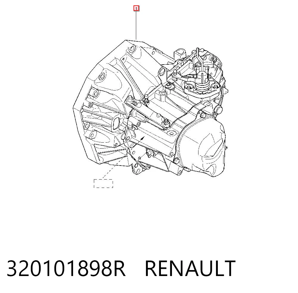 Caixa de Mudança montada (caixa mecânica de velocidades) para Renault LOGAN II MCV K8