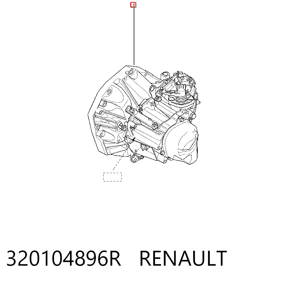 Caixa de Mudança montada (caixa mecânica de velocidades) Renault DOKKER  FE