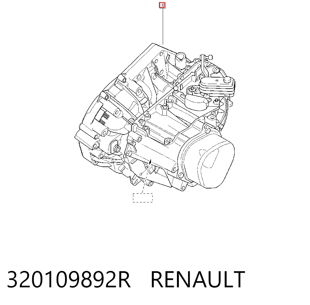 Caixa de Mudança montada (caixa mecânica de velocidades) Renault SANDERO II STEPWAY 