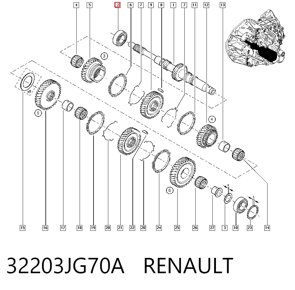 32203JG70A Renault (RVI)