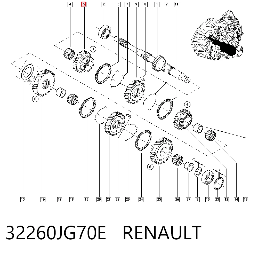 32260JG70E Renault (RVI)