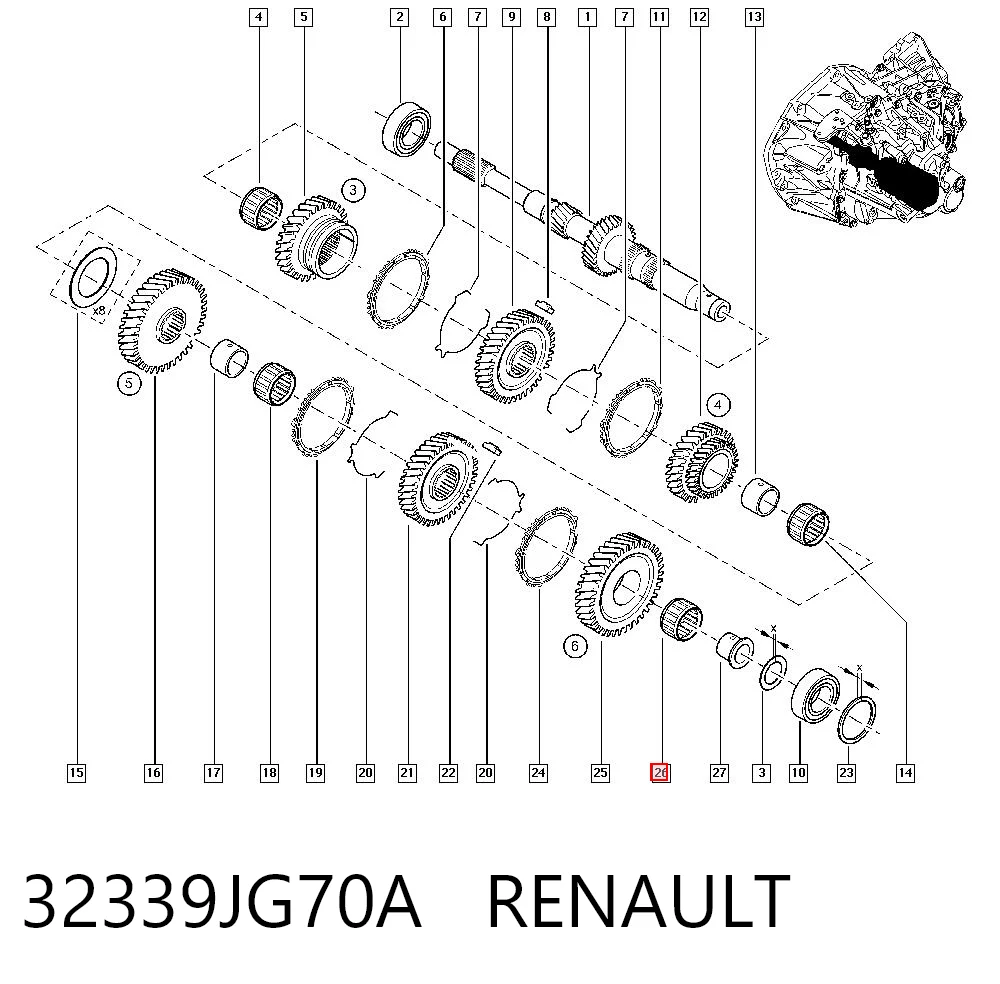 32339JG70A Renault (RVI)