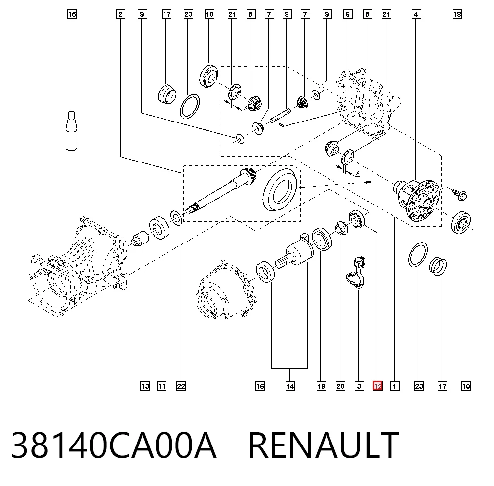 38140CA00A Renault (RVI)