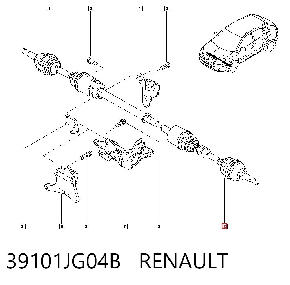 39101JG04B Renault (RVI)