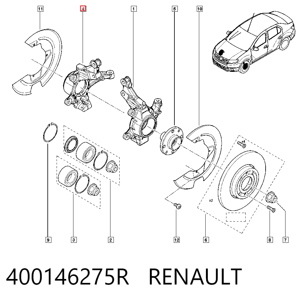400146275R Renault (RVI)