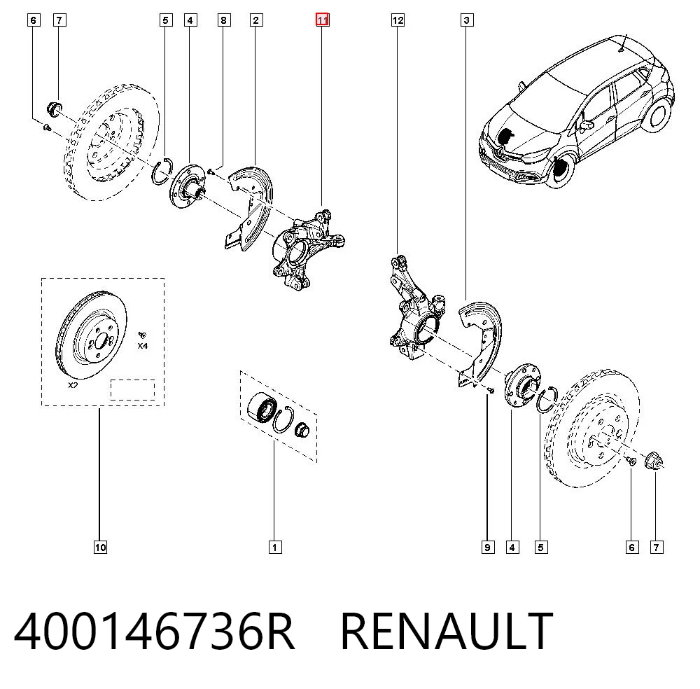 400146736R Renault (RVI)