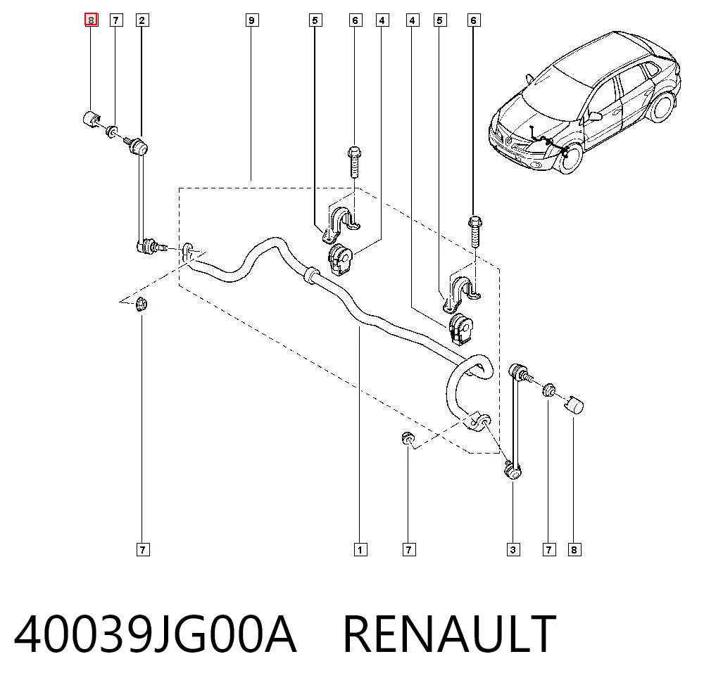 40039JG00A Renault (RVI)