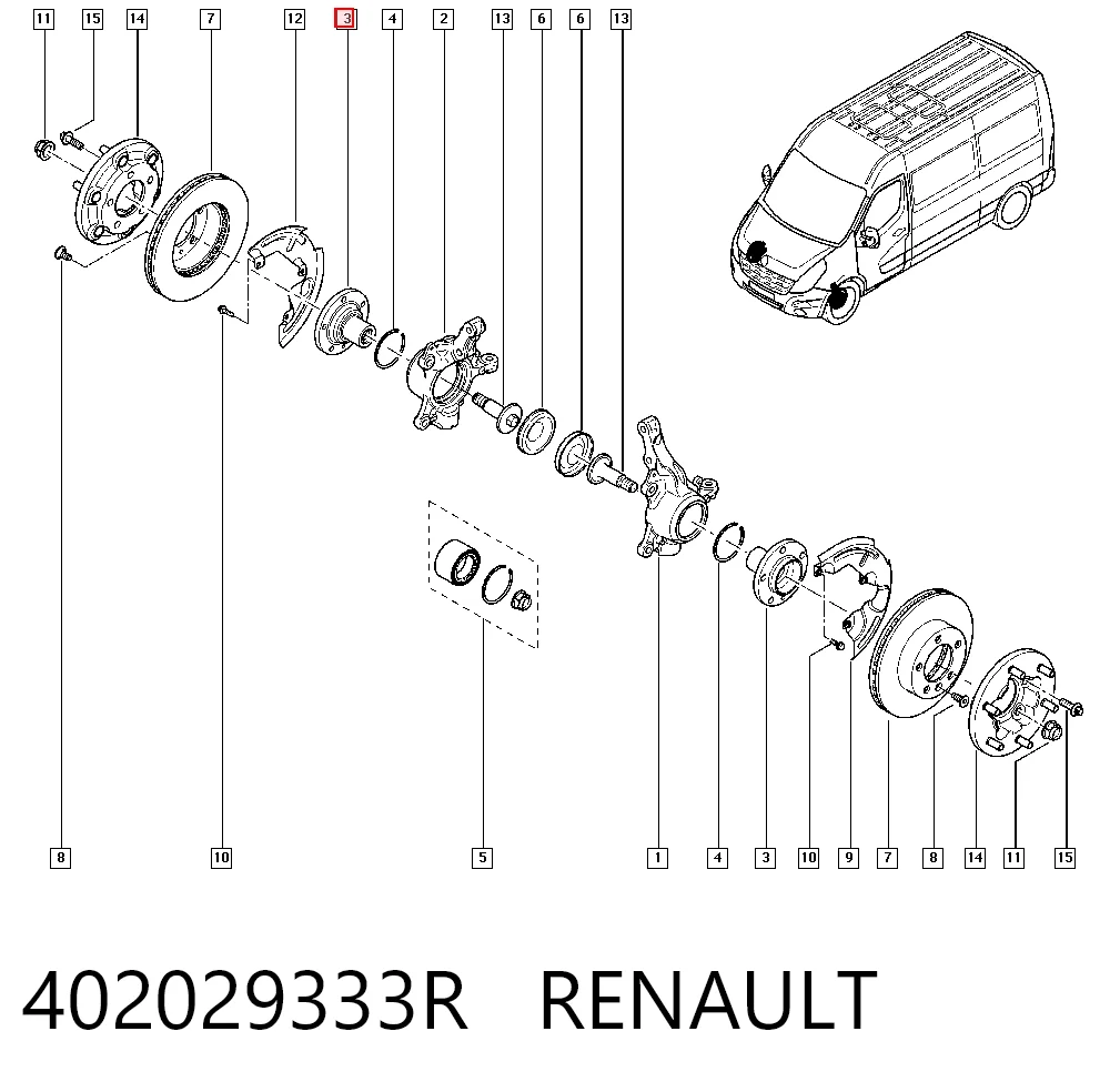 402029333R Renault (RVI)