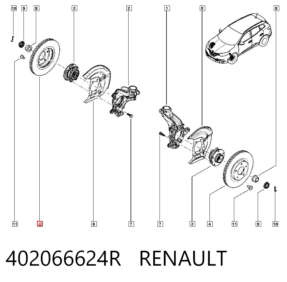 402066624R Renault (RVI)