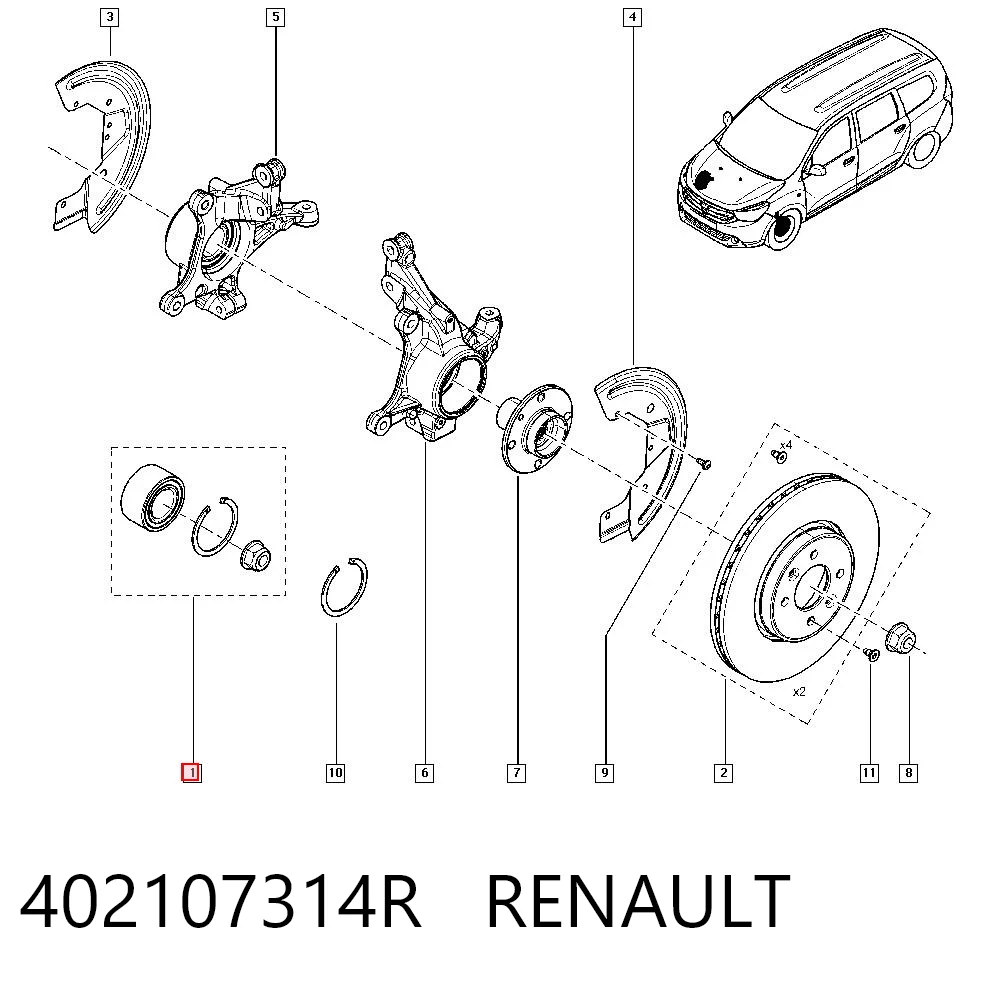 402107314R Renault (RVI)