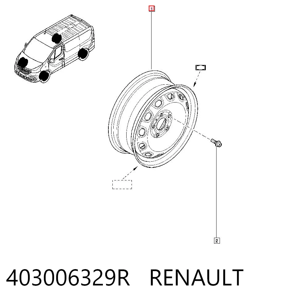 403006329R Renault (RVI)