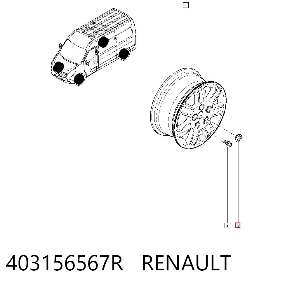 403156567R Renault (RVI)