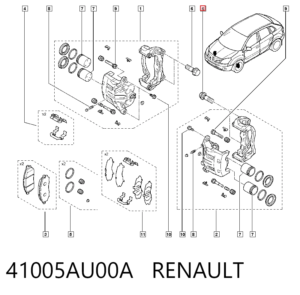 41005AU00A Renault (RVI)