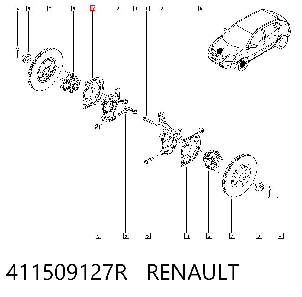 411509127R Renault (RVI)