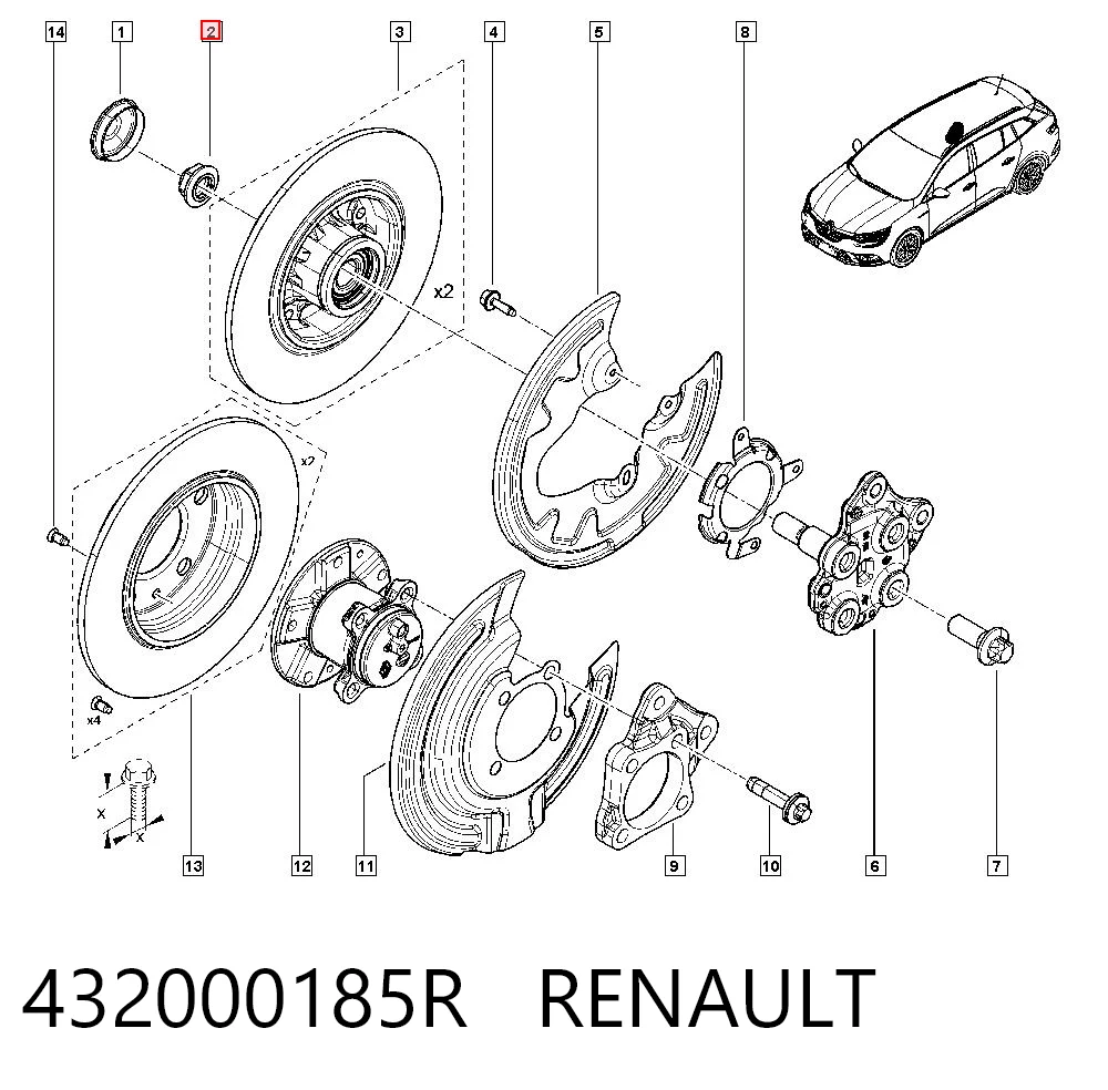 432000185R Renault (RVI)