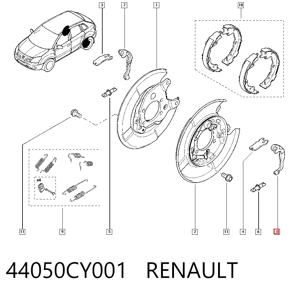 44050CY001 Renault (RVI)