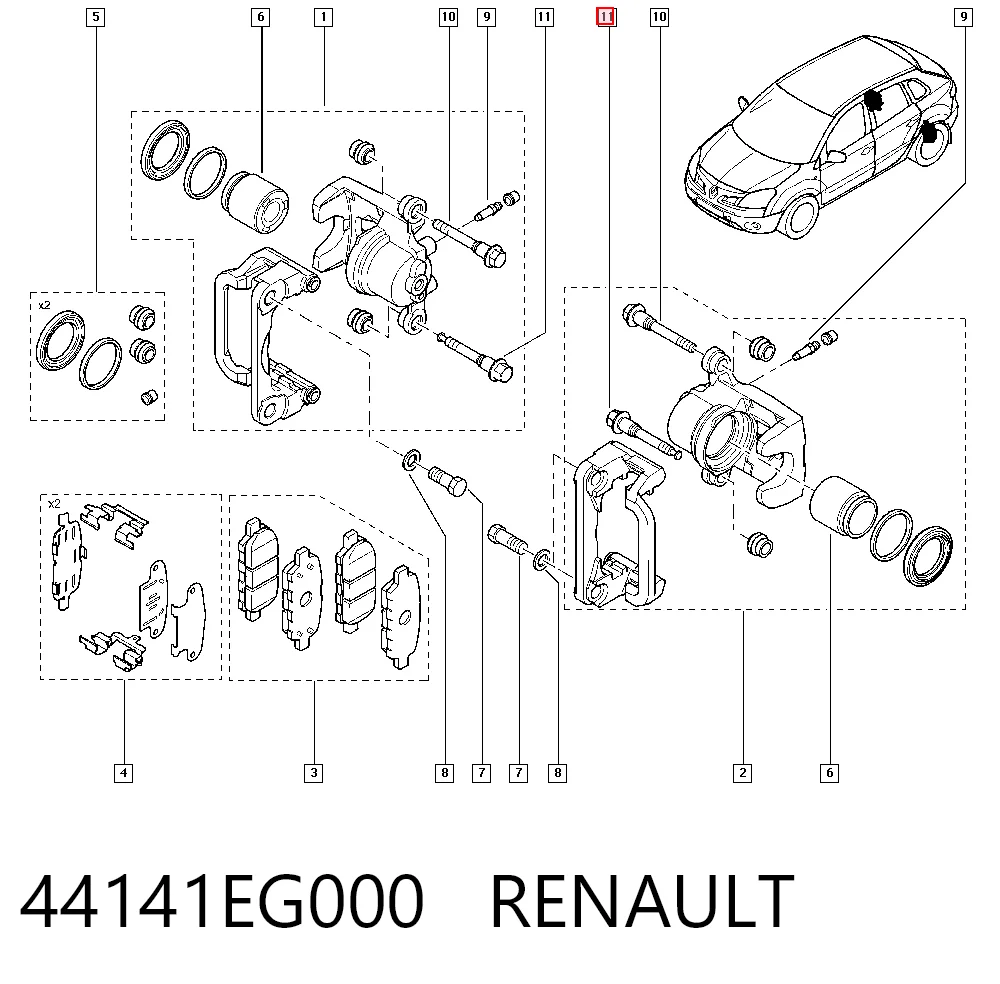 44141EG000 Renault (RVI)
